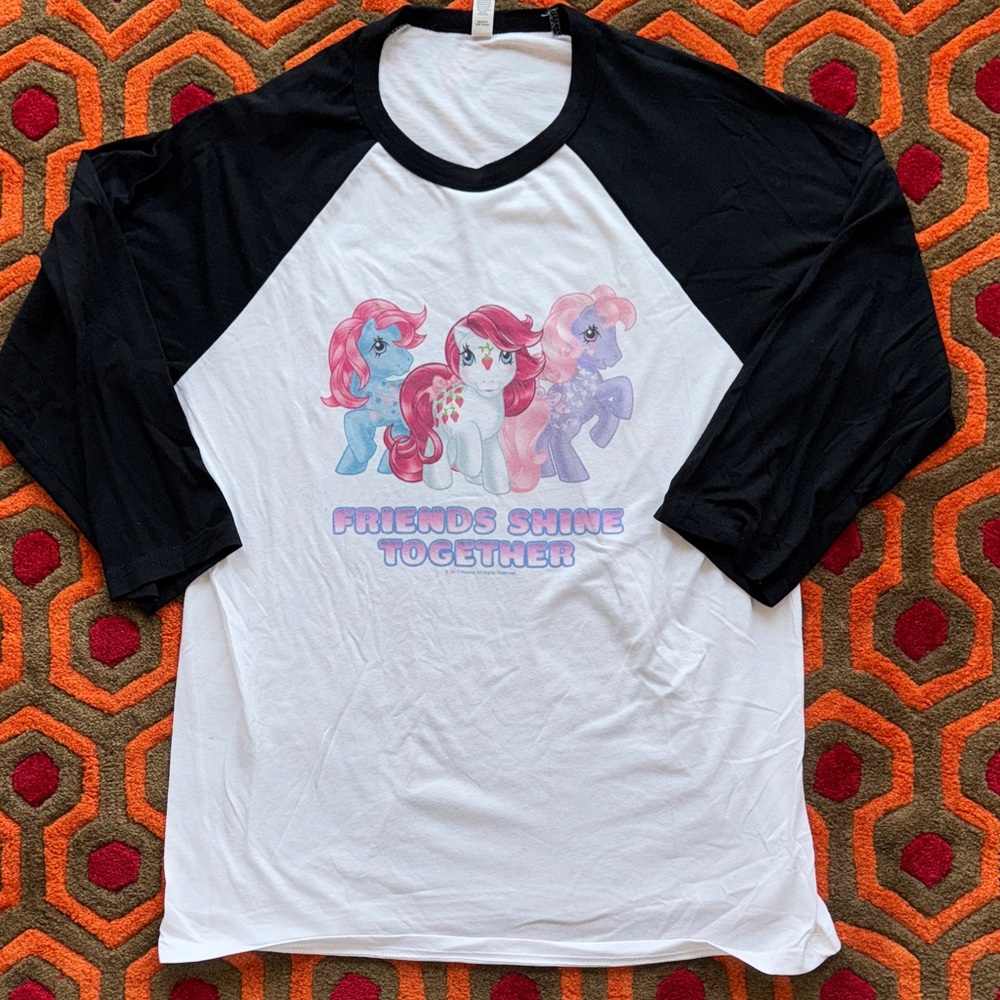 MAKE OFFER Bella Canvas My Little Pony T-shirt Tee Brony Men's Large